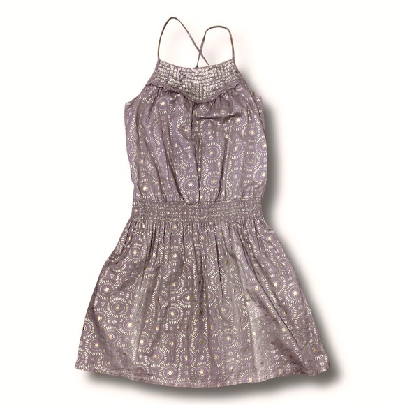 ⭐️OLD NAVY Metallic Sequin Drop Waist Halter Dress - Picture 1 of 4
